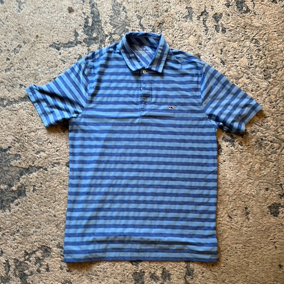 Vineyard Vines Blue Golf Shirt S - Picture 1 of 4